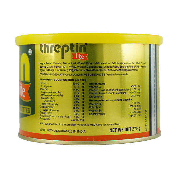 Threptin Lite High Protein Supplement 275 G Buy Online At ₹490 Near Me